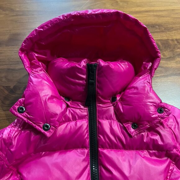 BNWOT S13 Glossy Pink Puffer Jacket Sz 12 Girls - Picture 6 of 10
